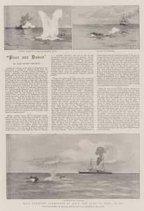 HMS Crescent由约克公爵HRH在海上指挥