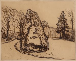 花园。 1902年 作者 爱德华·蒙克
