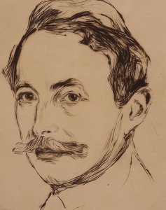 博士马克斯·林德。 1902 作者 爱德华·蒙克