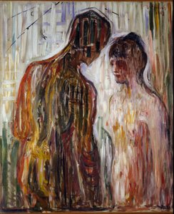 爱德华蒙克（1863-1944）的爱与心灵绘画 作者 爱德华·蒙克