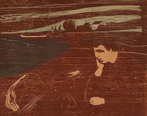忧郁三世。 1902年 作者 爱德华·蒙克