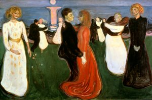 生命之舞（1899-1900）。 作者 Edvard Munch