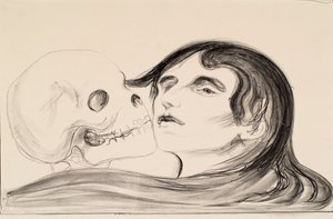 死亡之吻 作者 Edvard Munch