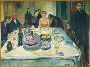 放荡不羁的婚礼，1925-1926年 作者 爱德华·蒙克
