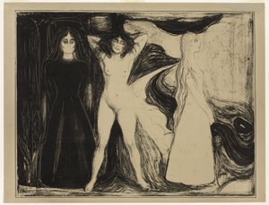 女人（狮身人面像） 作者 爱德华·蒙克