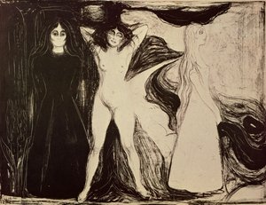 妇女分三个阶段 作者 爱德华·蒙克