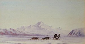 北极风光（纸上水彩画