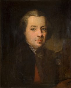 威廉-申斯通的肖像 1714-1763年，1765年。 作者 爱德华·阿尔考克