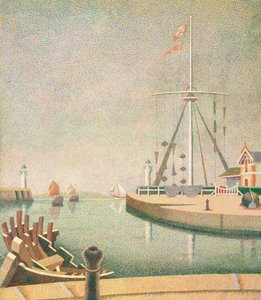 昂夫勒尔，海港入口 作者 爱德华·亚历山大·沃兹沃斯