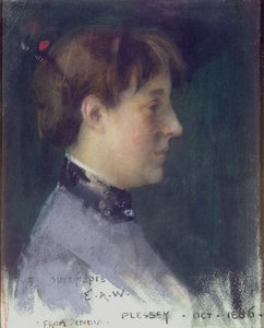 Beatrice Crawhall的肖像，1886年