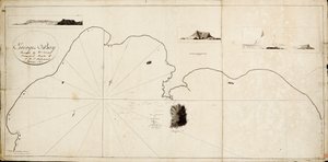 爱德华-布兰斯菲尔德（Edward Bransfield），英国皇家海军 "安德罗玛什 "号船长勘测圣乔治湾 作者 爱德华·布兰斯菲尔德