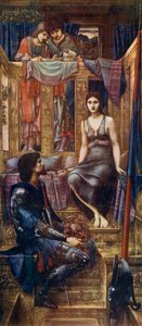 Cophetua国王和乞eg女仆，1884年，1912年。 作者 爱德华·伯恩·琼斯