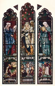 西比尔·窗口（Sibyl Window），耶稣学院教堂，剑桥，c1872 作者 爱德华·伯恩·琼斯