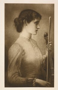 拉斐尔前派艺术家爱德华-伯恩-琼斯（Edward Burne-Jones）的肖像画复制品。 作者 爱德华·科利（之后）伯恩·琼斯（Burne Jones）