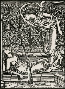 丘比特第一眼看到普赛克 作者 爱德华·科利（之后）伯恩·琼斯（Burne Jones）