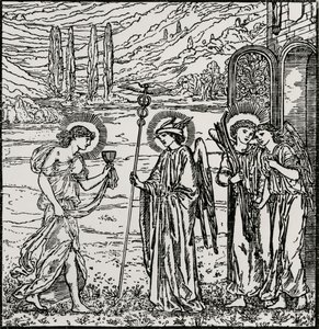 进入众神 作者 爱德华·科利（之后）伯恩·琼斯（Burne Jones）