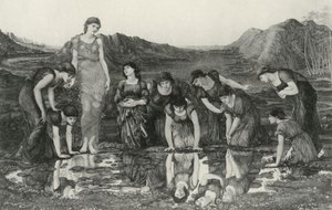 维纳斯之镜 作者 爱德华·科利（之后）伯恩·琼斯（Burne Jones）