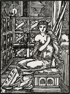 赛琪期待丘比特 作者 爱德华·科利（之后）伯恩·琼斯（Burne Jones）