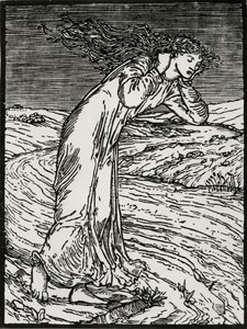 赛琪投河自尽 作者 爱德华·科利（之后）伯恩·琼斯（Burne Jones）