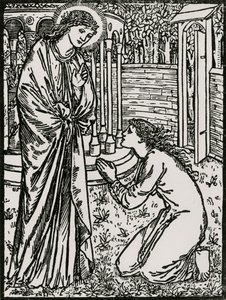 赛琪与朱诺 作者 爱德华·科利（之后）伯恩·琼斯（Burne Jones）