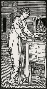 餐桌旁的心灵 作者 爱德华·科利（之后）伯恩·琼斯（Burne Jones）