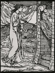 演讲塔 作者 爱德华·科利（之后）伯恩·琼斯（Burne Jones）