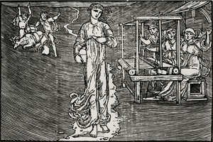 织女 作者 爱德华·科利（之后）伯恩·琼斯（Burne Jones）