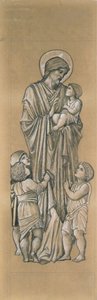 基督赐福给小孩子 作者 爱德华·科利·伯恩-琼斯