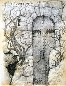 地狱之门（纸上铅笔画