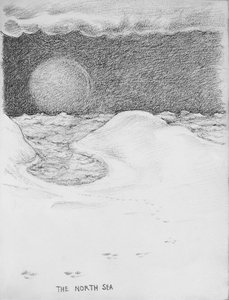 北海（纸上铅笔） 作者 爱德华·科利·伯恩-琼斯