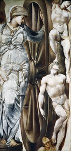 幸运之轮（布面水粉画） 作者 爱德华·科利·伯恩-琼斯