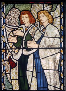 Angels Playing Harps，1866（彩色玻璃） 作者 爱德华·伯恩·琼斯