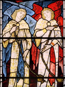 Censing Angels，1869（彩色玻璃） 作者 爱德华·伯恩·琼斯
