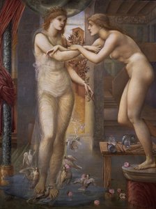 皮格马利翁和形象：神格斯火，1868-78年 作者 爱德华·伯恩·琼斯