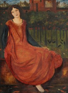 金鱼池，1861年 作者 爱德华·伯恩·琼斯