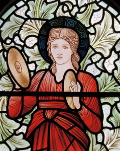 Wilden，All Saints，Morris＆Co.，Edward Burne-Jones，John Henry Dearle（1859-1932），Miriam，detail，1902-1914，Louisa，Alfred，The Baldwins，Prime Minister，Methodist，Worcestershire，Arts＆Crafts，
