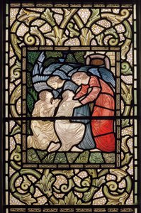 Wilden，All Saints，Morris＆Co.，Edward Burne-Jones，John Henry Dearle（1859-1932），接待天堂，1902-1914，Louisa，Alfred，The Baldwins，总理，卫理公会，伍斯特郡，艺术＆