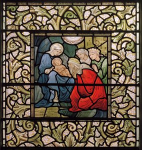 Wilden，All Saints，Morris＆Co.，Edward Burne-Jones，John Henry Dearle（1859-1932），The Magoration of the Magi，1902-1914，Louisa，Alfred，The Baldwins，Prime Minister，Methodist，Worcestershire，Arts