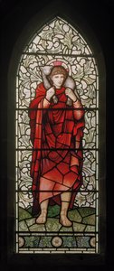 Wilden，All Saints，Morris＆Co.，Edward Burne-Jones，John Henry Dearle（1859-1932），The Good Shepherd，1902-1914，Louisa，Alfred，The Baldwins，Prime Minister，Methodist，Worcestershire，Arts＆Craft