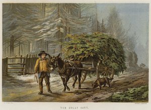 Holly Cart（chromolitho） 作者 爱德华·邓肯
