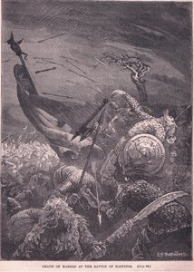 公元1066年黑斯廷斯战役中哈罗德之死