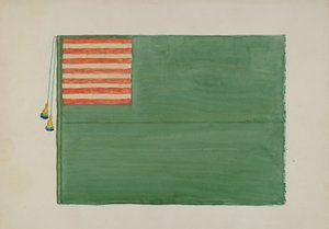 革命旗帜，约1936年。 作者 爱德华·格兰特