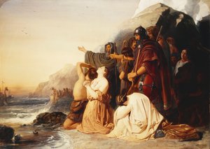 英国人痛惜最后一个罗马军团的离开，1843年