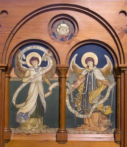 Garstang，St Thomas，Shrigley＆Hunt（1873-1982），Edward Holmes Jewitt（1849-1929），Angel Reredos，c.1877