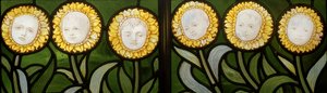 Mary，Mary，Quite Contrary，Flowers detail，1886 作者 爱德华·霍姆斯·杰威特