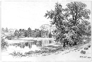 沃里克郡沙勒科特公园，1885年。