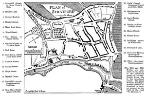 沃里克郡埃文河畔斯特拉特福地图，1759年1885年。