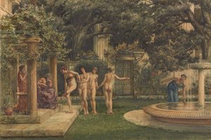 1875年访问埃斯库拉皮乌斯 作者 爱德华·约翰·波因特