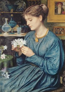 Agnes Poynter的肖像，1867年