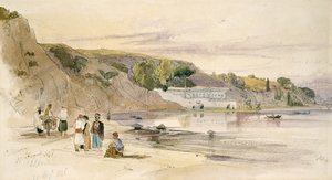 日历，1848年（笔和墨水和纸张上的wc） 作者 爱德华·李尔